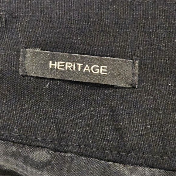 Talbots SZ 18W Black Linen Blend Heritage Flat Front Straight Leg Lined Pants - Picture 4 of 13